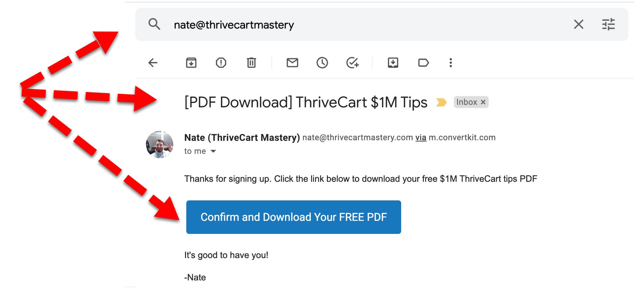 Confirmation Email Confirmation Email